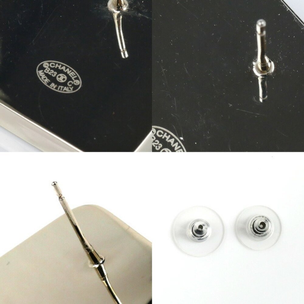 CHANEL Authentic Logo Earrings - Picture 4 of 4